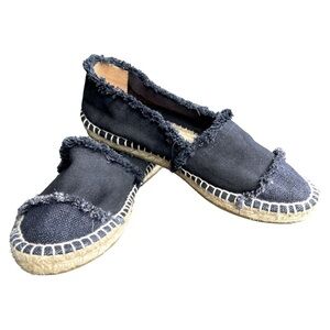 Castaner Kampala Frayed Canvas Flats Size 36 (US 6)